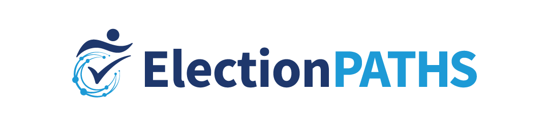 Left to right: IFES Election PATHS Logo