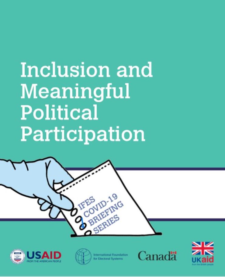 COVID-19 Briefing Series: Inclusion and Meaningful Political Participation cover