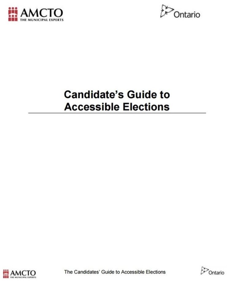 Candidate's Guide to Accessible Elections