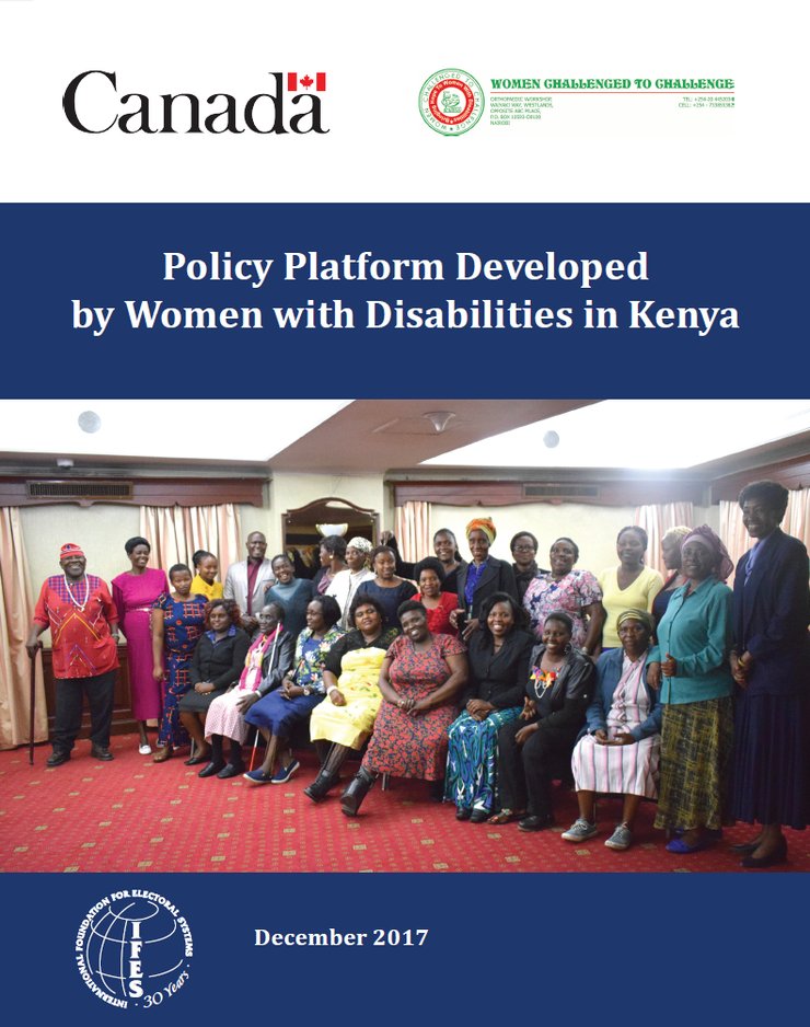 Cover of the policy platform